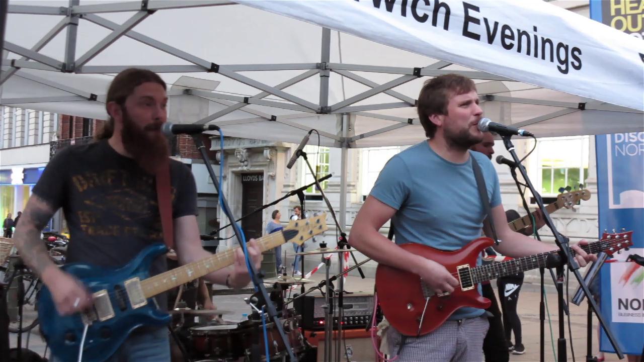 Sweet Home Alabama cover by Whole Lotta Hair live at Norwich Evenings